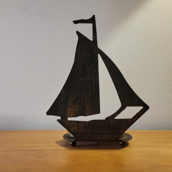 Pier 1 Black and Gold Candle Holder - Picture 2 of 5